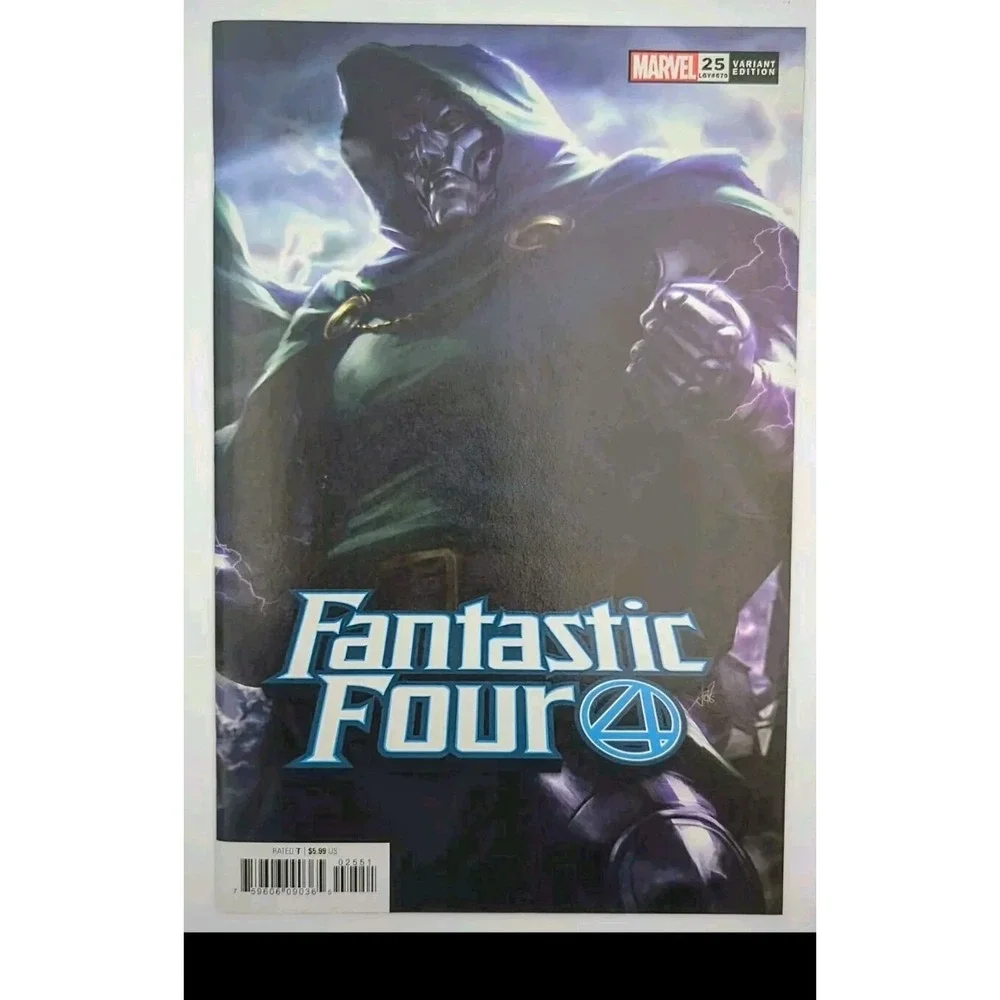 Fantastic Four #25 (2020)‎ Artgerm Dr Doom Variant 1st Helmsman & Cormorant NM